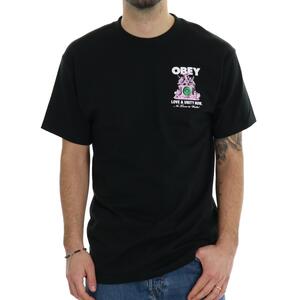 T-SHIRT LOVE & UNITY NERO